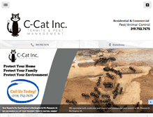 Tablet Screenshot of ccatpest.com